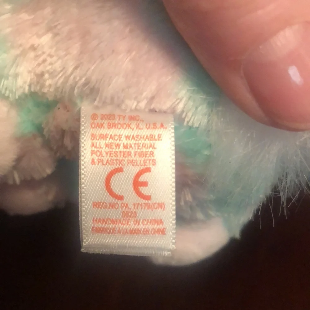 Ty Multicolor Plush Cat Toy